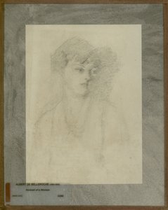 女性の肖像 作： Albert de Belleroche